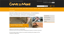 Desktop Screenshot of chaps-and-more.de